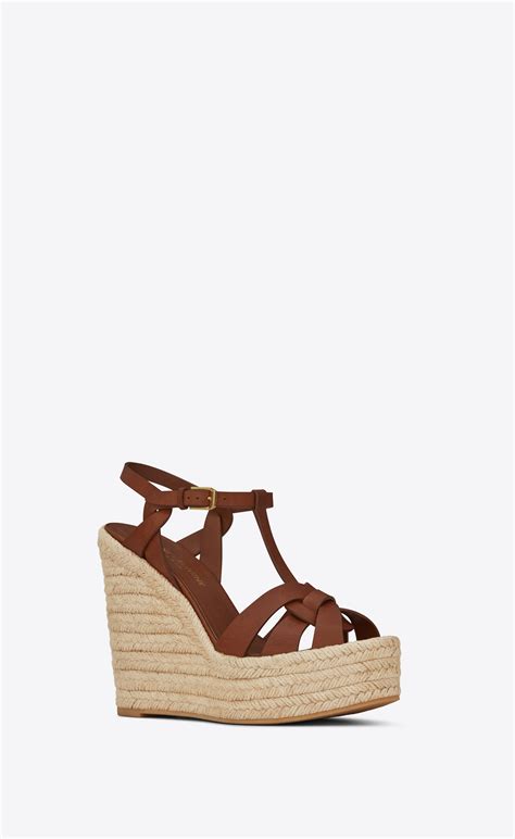 ysl espadrilles women's|saint laurent espadrille wedges.